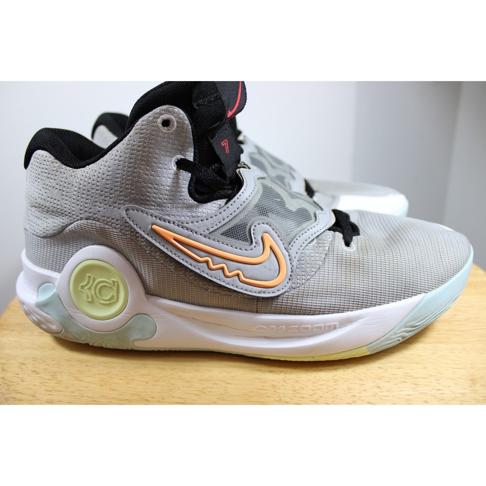 Nike KD Trey 5 IX Mens Basketball Shoes Size 15 Gray Orange Sneakers